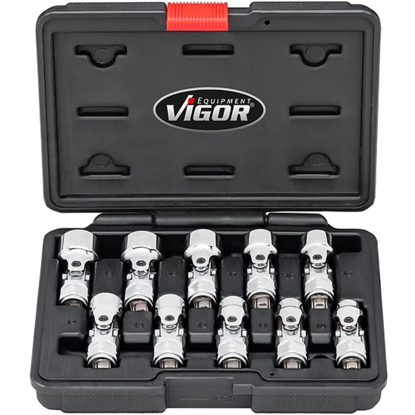 Jeu de douilles articulées 12 pans extérieurs 3⁄8″  VIGOR - V7513