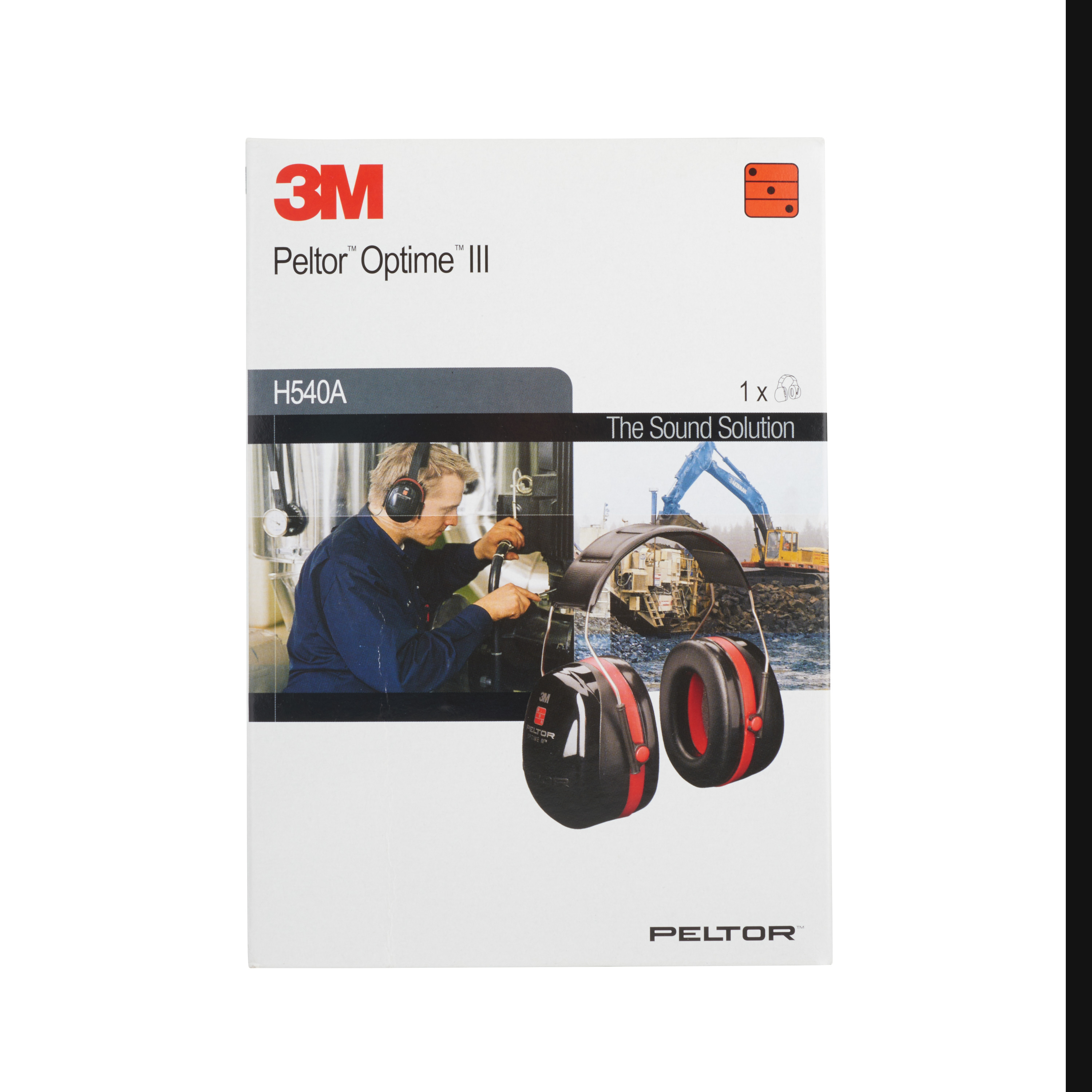 Casque anti-bruit H540A-411-SV SNR 35dB Rouge/Noir - 3M - H540010 00