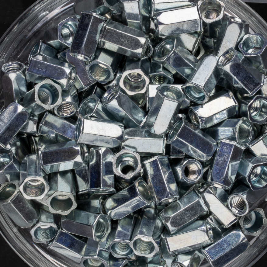 200 écrous hexagonal à acier à tête réduite 90° à M6x16mm - SCELL-IT - HCR0625