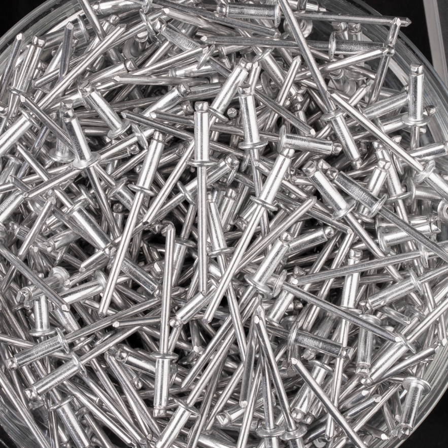 500 rivets standards à aluminium/aluminium à tête plate à Ø3,2x10mm - SCELL-IT - HD3210