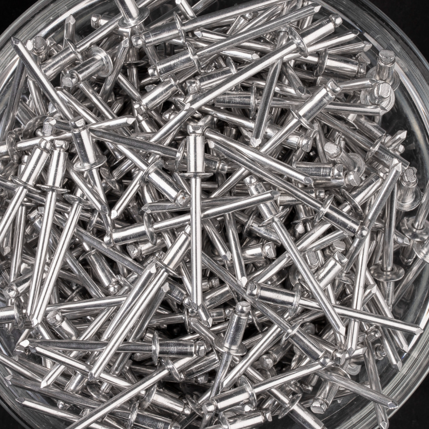 400 rivets standards à aluminium/aluminium à tête plate à Ø4x8mm - SCELL-IT - HD4008