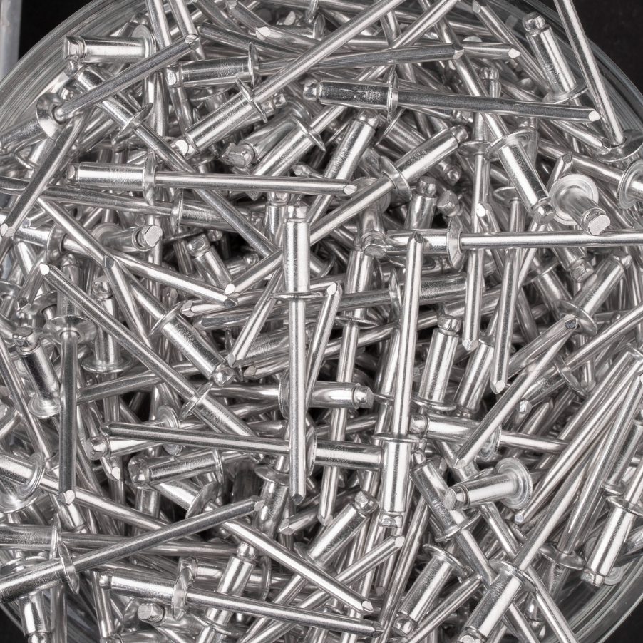 400 rivets standards à aluminium/aluminium à tête plate à Ø4x10mm - SCELL-IT - HD4010