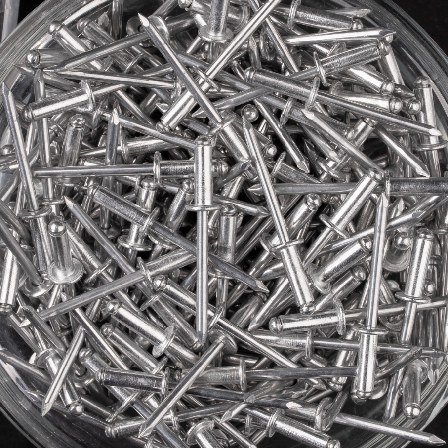 250 rivets standards à aluminium/aluminium à tête plate à Ø4x12mm - SCELL-IT - HD4012