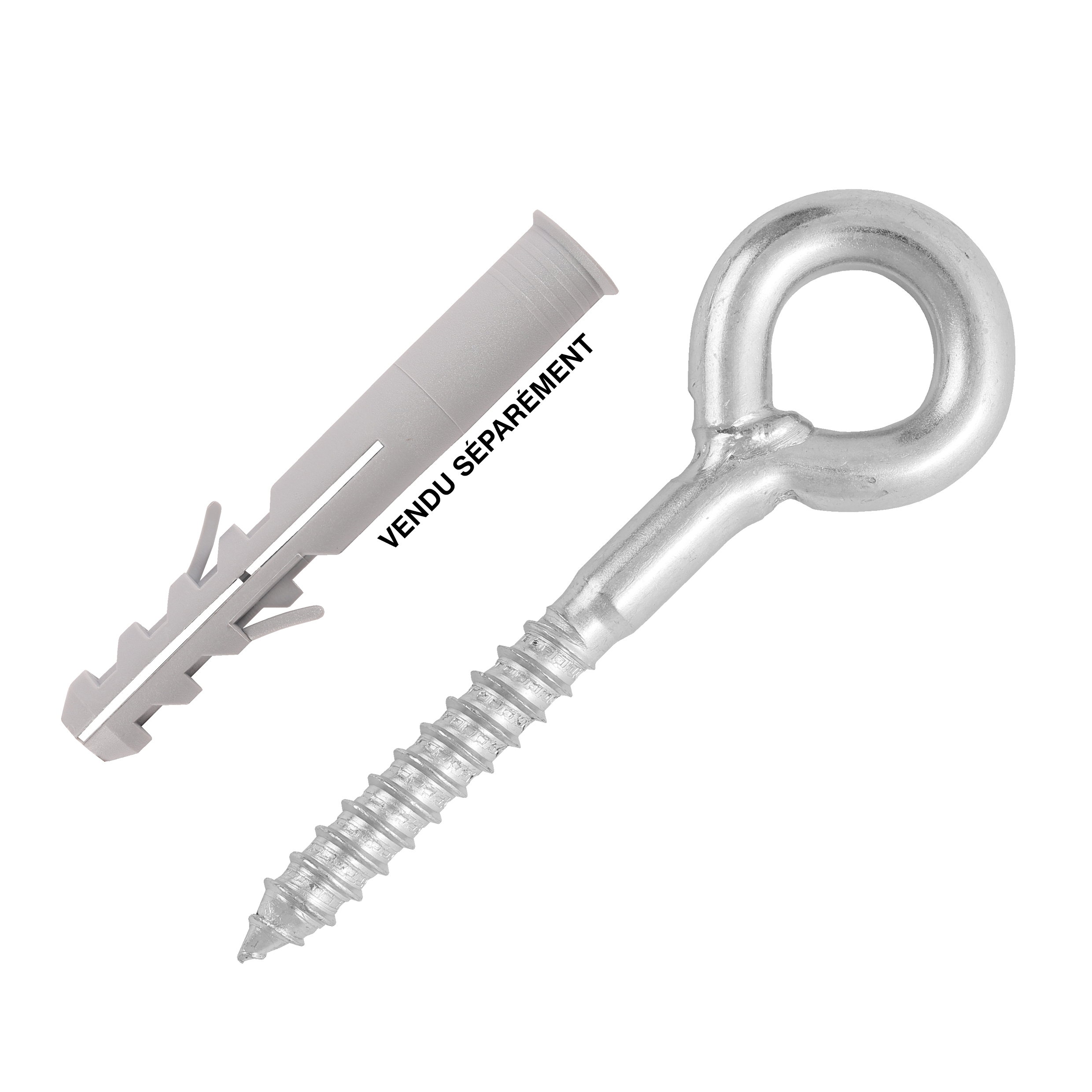 25 chevilles et piton nylon pour échafaudage - Ø12x120mm - SCELL-IT - HEC12120