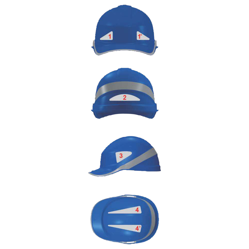 STICKERS HV ROUGE - DELTA PLUS - HESTICKERRO