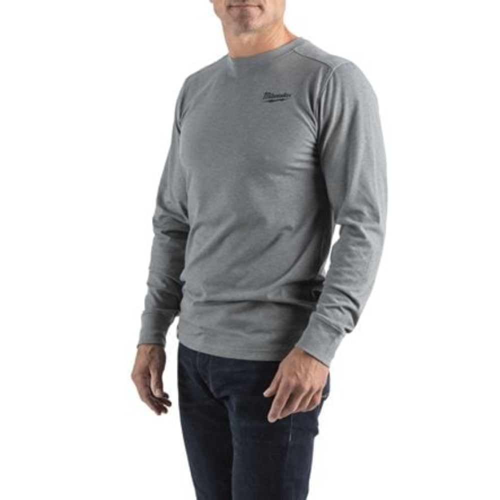 T-SHIRT HYBRID MANCHES-LONGUES GRIS S. - MILWAUKEE EPI - 4932492988