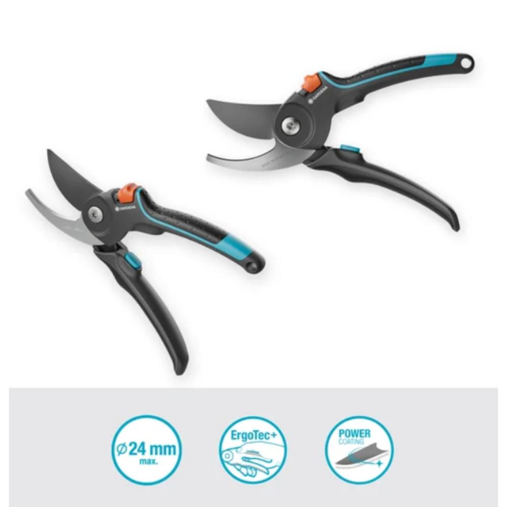  Sécateur PremiumCut Pro - lames franches coupe 24mm GARDENA - 12251-20