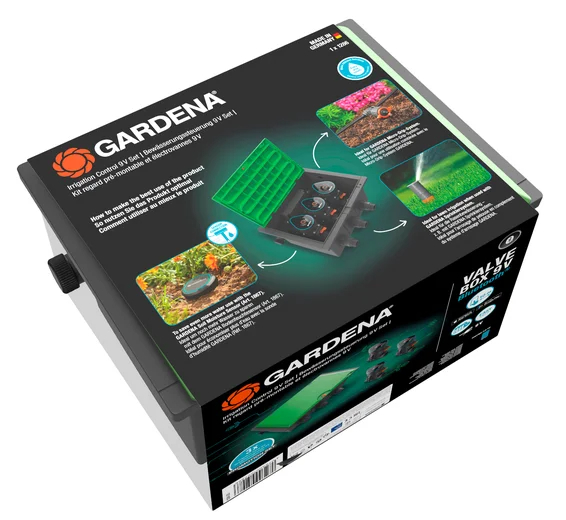 Kit regard pré-montable V3 + électrovannes programmables 9 V Bluetooth® - GARDENA - 1286-20