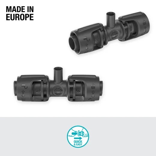 Dérivation en T pour micro-asperseurs 13 mm - GARDENA - 13206-26