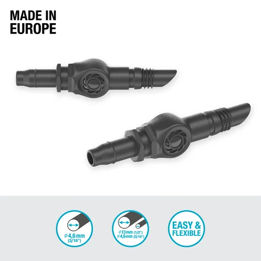 Jonction droite 4.6 mm - GARDENA - 13213-20