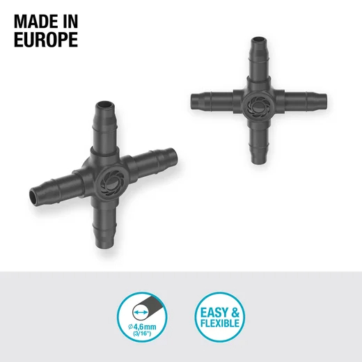 Dérivation en croix 4.6 mm - GARDENA - 13214-20