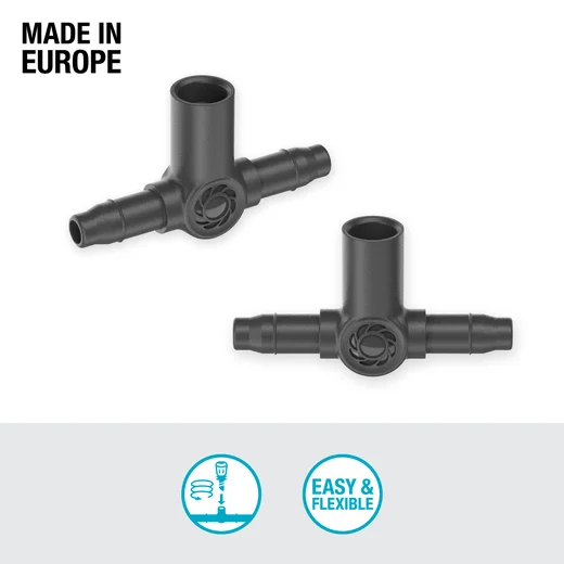 Dérivation en T pour micro-asperseurs 4.6 mm - GARDENA - 13216-26
