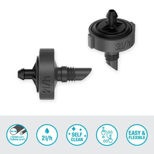 Goutteur fin de ligne régulateur de pression 2 l/h - GARDENA - 13302-26