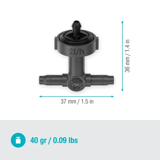 Goutteur en ligne régulateur de pression 2 l/h - GARDENA - 13312-26