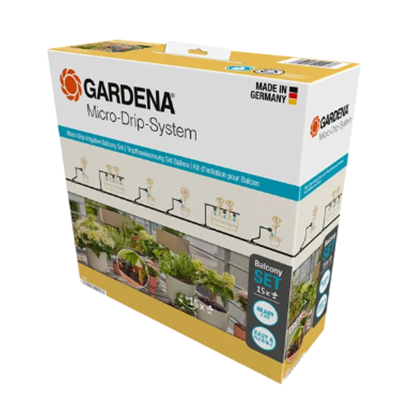 Kit d'initiation pour balcon - jusqu'à 15 plantes - GARDENA - 13401-90