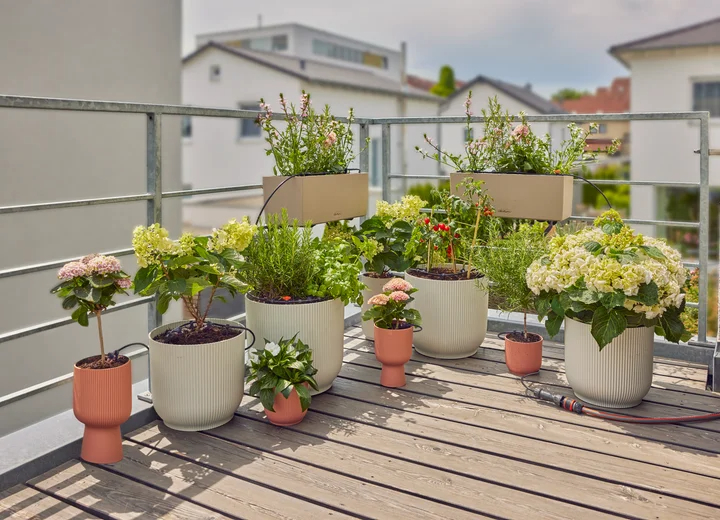 Kit d'initiation pour balcon - jusqu'à 15 plantes - GARDENA - 13401-90