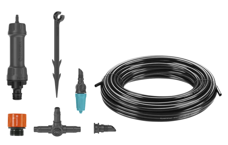 Kit d'initiation pour balcon avec goutteur réglable (15 plantes) - GARDENA - 13402-26