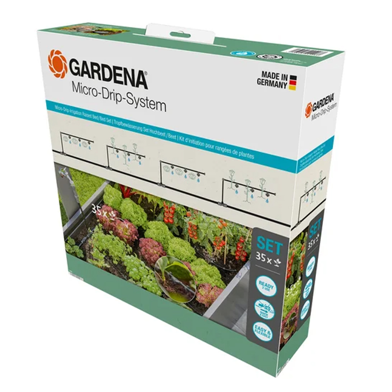 Kit d'initiation pour rangées de plantes - jusqu'à 35 plantes - GARDENA - 13455-32