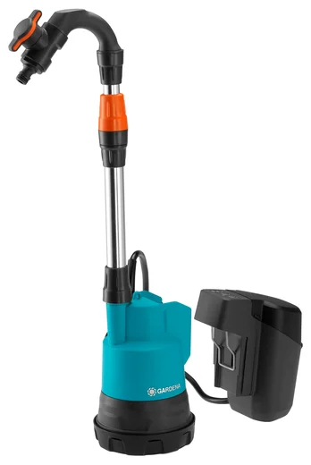 Pompe pour collecteur d'eau de pluie 2000/2 18V P4A avec batterie - GARDENA - 14602-20