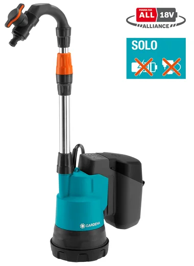 Pompe pour collecteur d'eau de pluie 2000/2 18V P4A sans batterie - GARDENA - 14602-55
