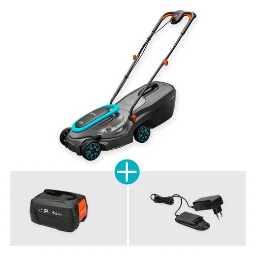 Tondeuse PowerMax 32/18V P4A- Kit prêt à l'emploi - GARDENA - 14632-20