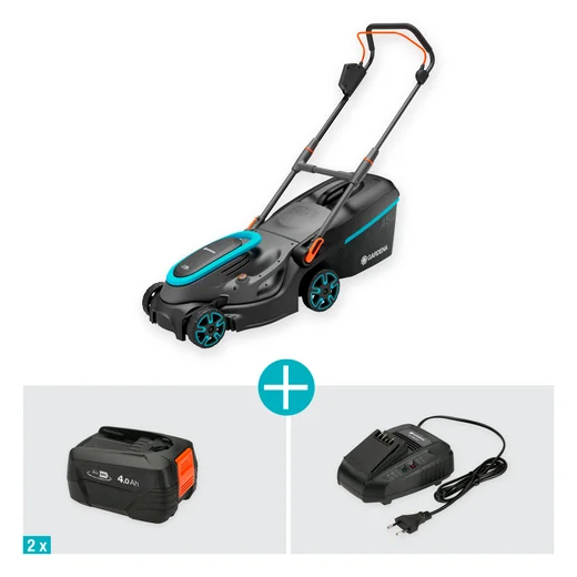 Tondeuse PowerMax 37/36V P4A- Kit prêt à l'emploi - GARDENA - 14638-20
