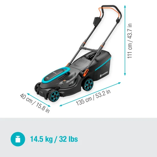 Tondeuse PowerMax 37/36V P4A- sans chargeur ni batterie - GARDENA - 14638-55
