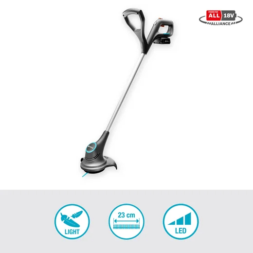 Coupe-bordures SmallCut 23/18V P4A- Kit prêt à l'emploi - GARDENA - 14702-20