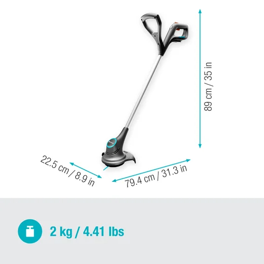 Coupe-bordures SmallCut 23/18V P4A- sans chargeur ni batterie - GARDENA - 14702-55