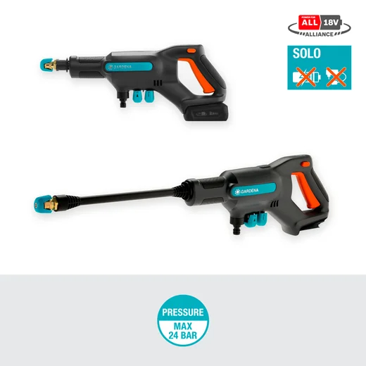 Nettoyeur moyenne pression AquaClean 24/18V P4A - GARDENA - 14800-55