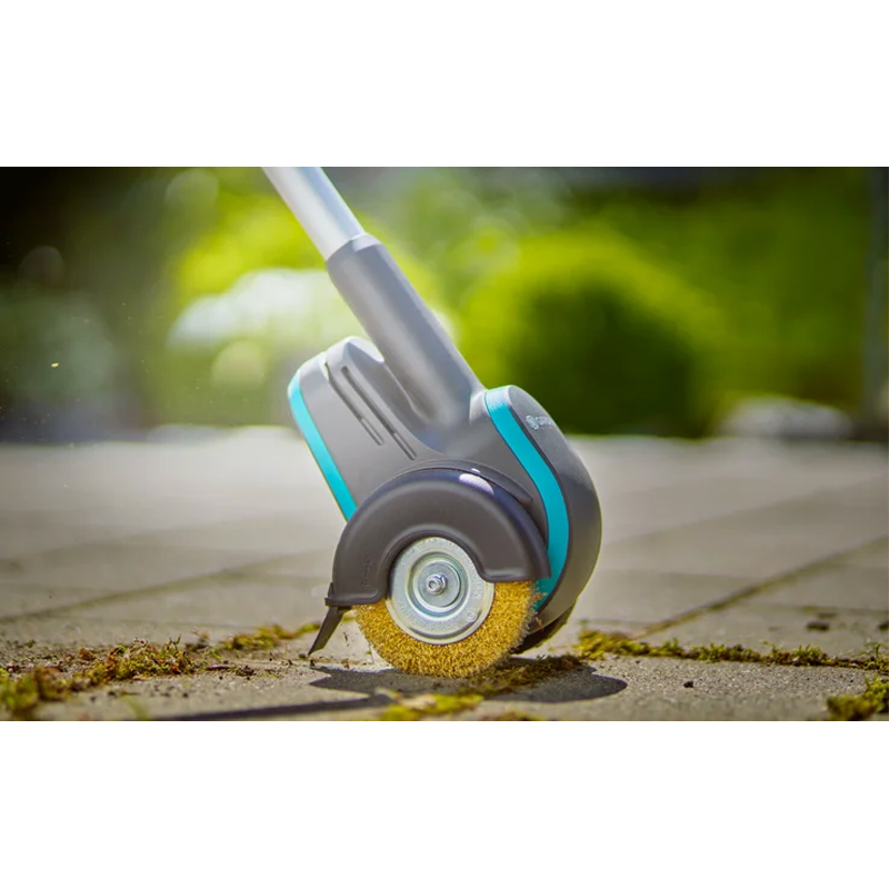 Brosse à joints métallique pour nettoyeur de joints EasyWeed 18V/P4A - GARDENA - 14821-20