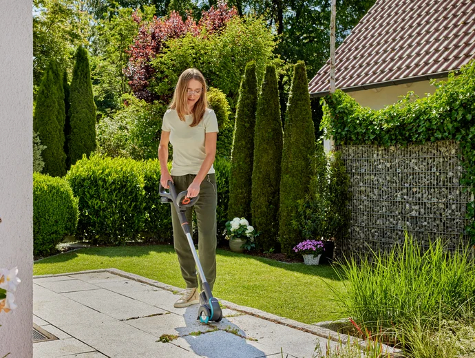 Brosse à joints en nylon pour nettoyeur de joints EasyWeed 18V / P4A - GARDENA - 14822-20