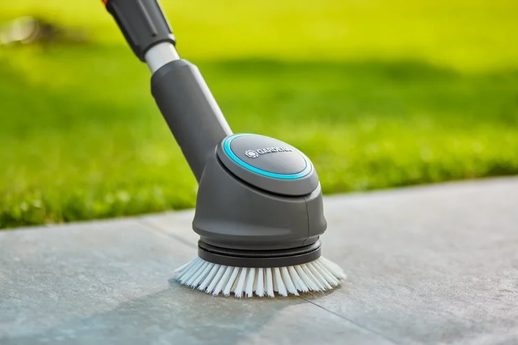 Nettoyeur de terrasse AquaBrush 18V/P4A - Compact - sans batterie - GARDENA - 14840-55