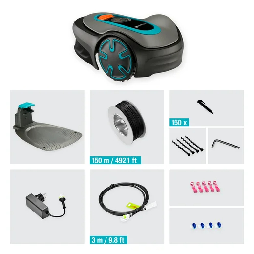 Tondeuse robot SILENO minimo 500 m² - GARDENA - 15202-26