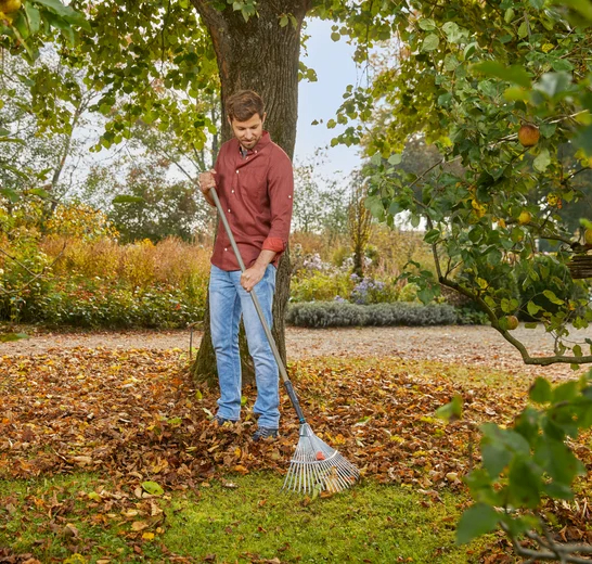 Balai à gazon réglable NatureLine - FSC 100% - GARDENA - 17107-20