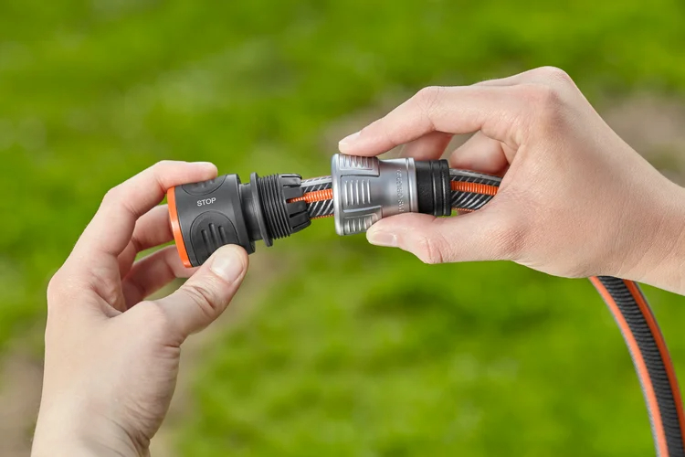 Raccord d'arrosage aquastop Premium 13 mm - 15 mm - GARDENA - 18253-20