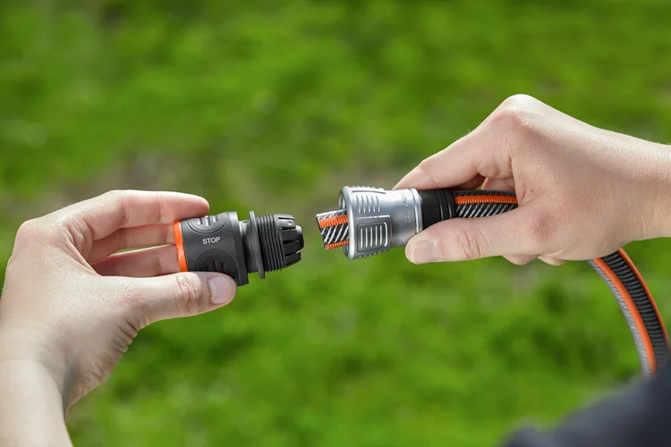 Raccord d'arrosage aquastop Premium 19 mm - GARDENA - 18254-20