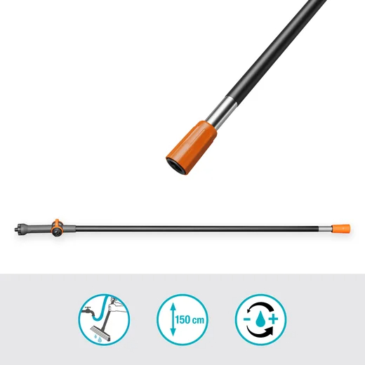 Manche à passage d’eau M Cleansystem nettoyage des grandes surfaces 150cm - GARDENA - 18802-20