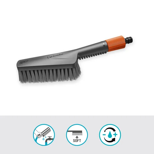 Brosse de lavage à main S souple Cleansystem pour petites surfaces - GARDENA - 18840-20