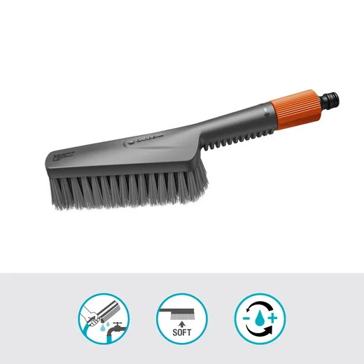 Kit brosse de lavage à main S souple + bâtonnets de savon Cleansystem - GARDENA - 18860-20