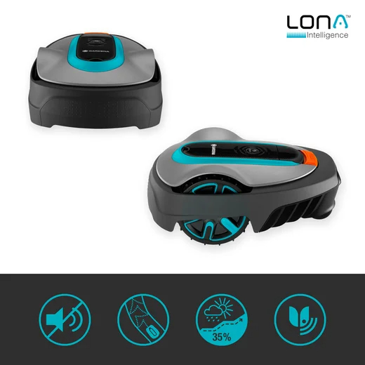 Tondeuse robot smart SILENO city 250 m² - GARDENA - 19601-66