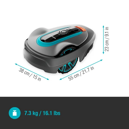 Tondeuse robot smart SILENO city 250 m² - GARDENA - 19601-66