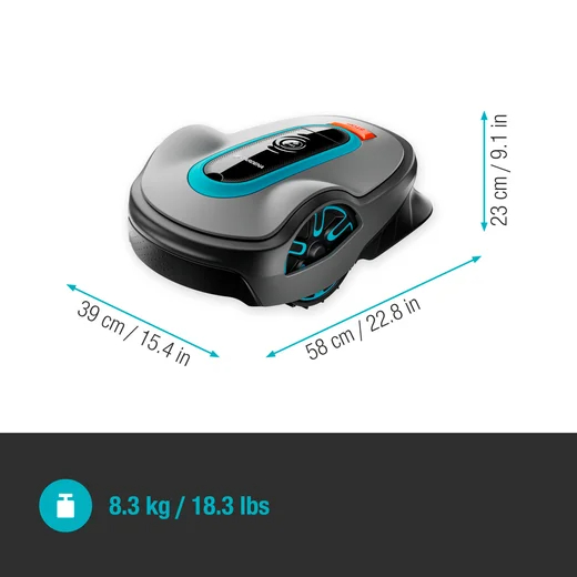 Tondeuse robot smart SILENO life 1 250 m² - GARDENA - 19703-66