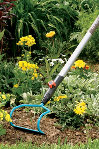 Râtissoire à tirer à 2 branches Combisystem - GARDENA - 3193-20