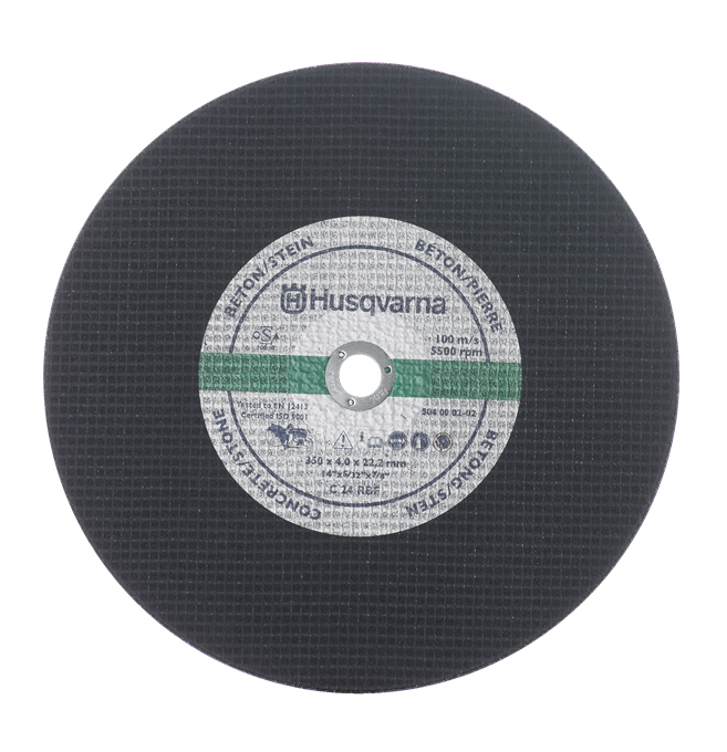 DISQUE ABRASIF HUSQVARNA Ø 300 MM ALESAGE 20.0 - 504000402