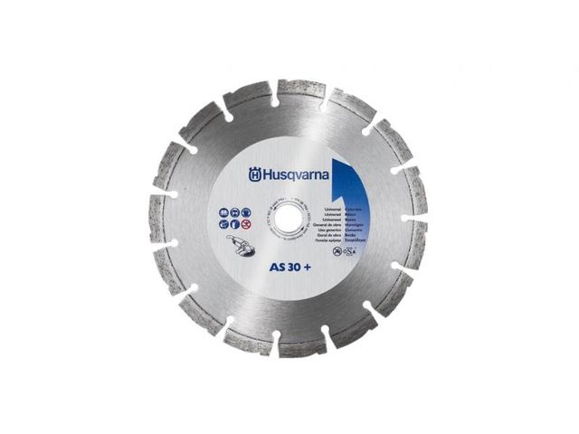 DISQUE DIAMANT HUSQVARNA AS 30+ Ø230 AL 22,2 BÉTON ARMÉ OU NON, MATÉRIAUX DE CONSTRUCTION -543067301