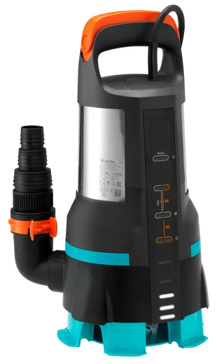 Pompe d'évacuation eaux claires et eaux chargées 19500 Aquasensor - GARDENA - 9049-20