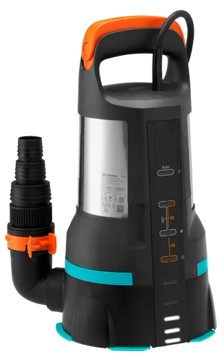 Pompe d'évacuation eaux claires et eaux chargées 19500 Aquasensor - GARDENA - 9049-20