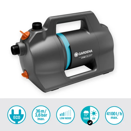 Pompe d'arrosage de surface 4100 Silent - GARDENA - 9050-20