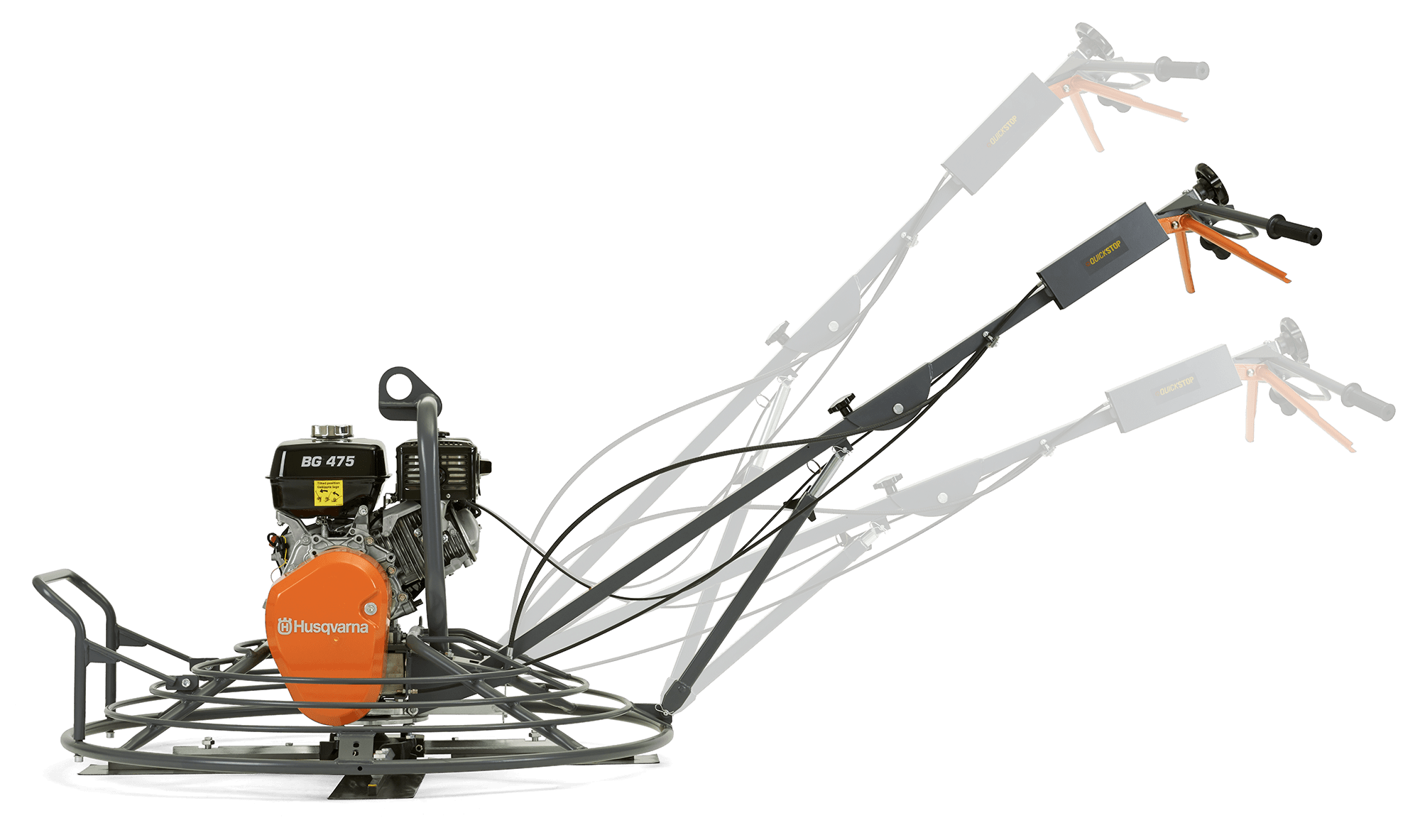 Truelle mécanique BG 475 H9 L BC TP 1200MM-105KG HONDA GX270-6,6KW-4 PALES HUSQVARNA - 967929201